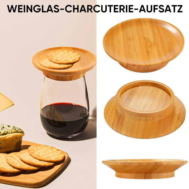 Weinglas-Charcuterie-Aufsatz