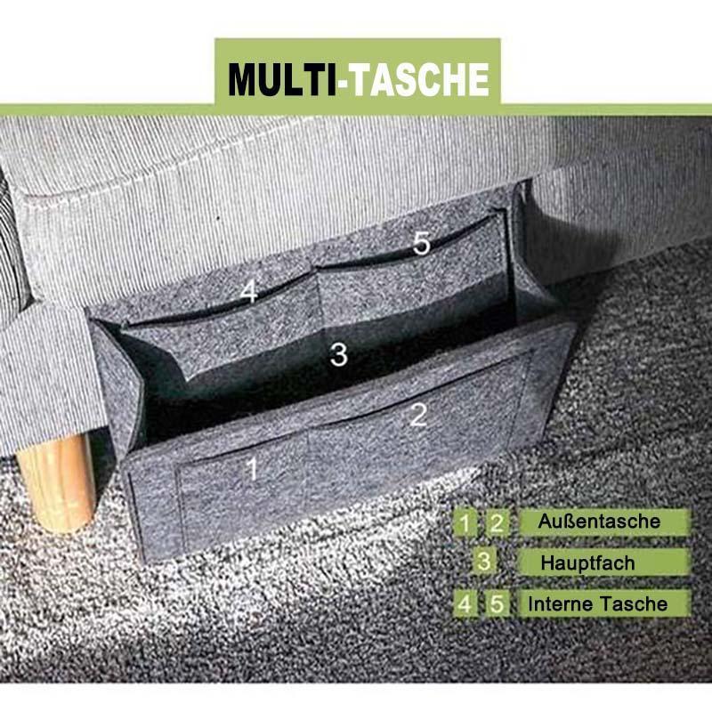 Filz Bettaufhänger Organizer Tasche für Bett Sofa Schreibtisch