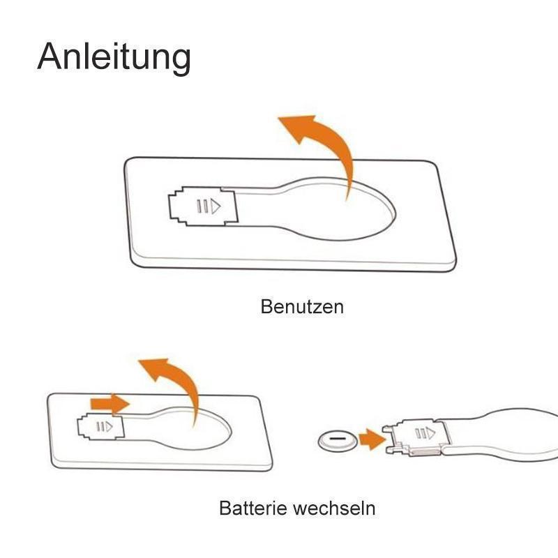 Faltbare LED Glühbirne Kartenlampe, Weißstrahl