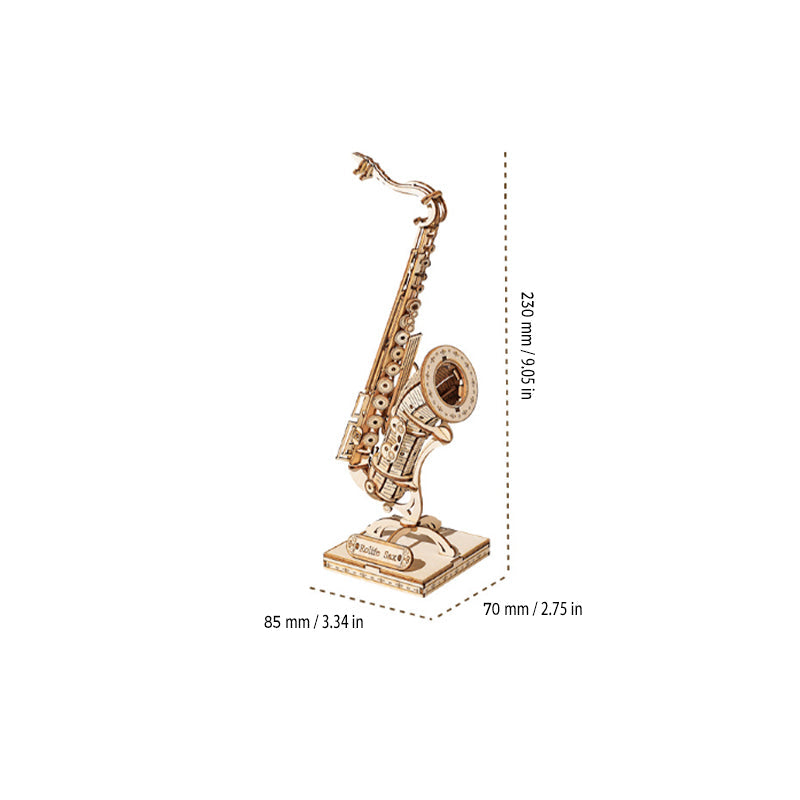 Kreatives dreidimensionales zusammengebautes Holzmodell